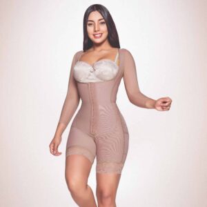 Faja Postoperatoria Pierna Corta con Broches C/M