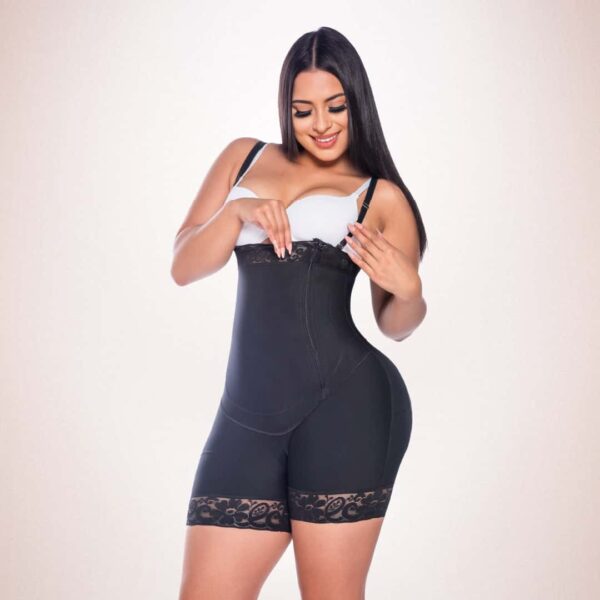Faja Short Strapless Cierre Lateral